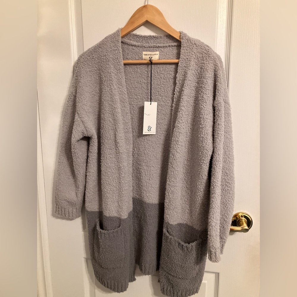 NWT Thread & Supply Cloud Cardigan